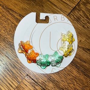 Urban Outfitters small star-shaped hair clips (set of 6)